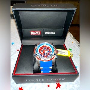 ⭐️Limited Edition Invicta Marvel Watch Captain American Edition ⭐️